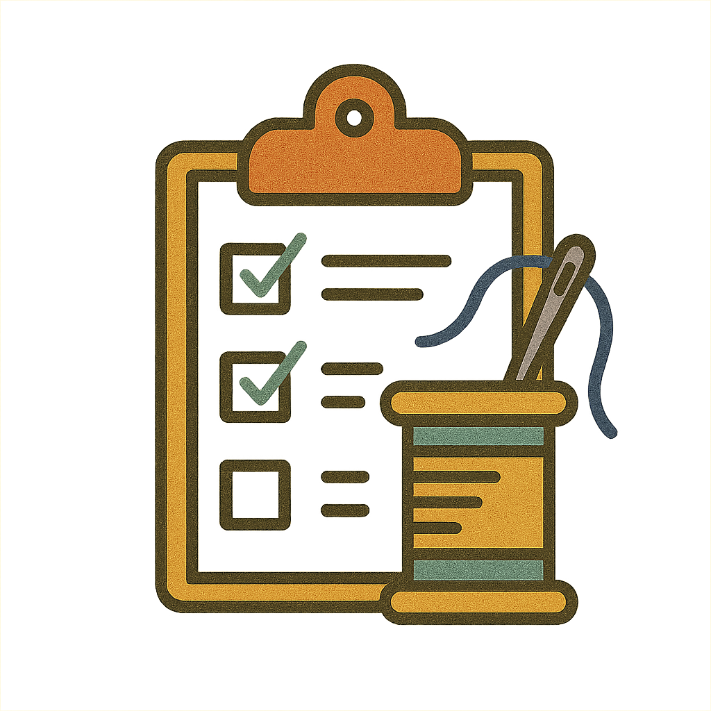 Sewing Projects Planner & Tracker